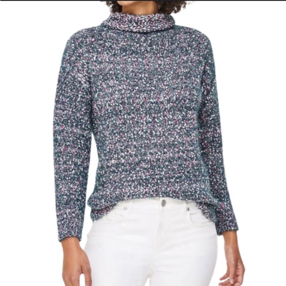 LOFT Sweaters - LOFT Outlet | Flecked Eyelash Turtleneck Sweater Size: L